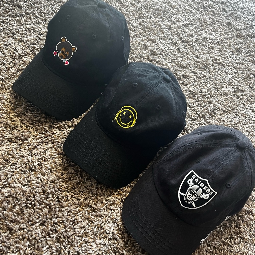 Variety Bundle of Black Dad Hats